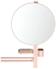 Lustro z półką/z wieszakiem ścienne ø 51 cm ALU+ – Ideal Standard
