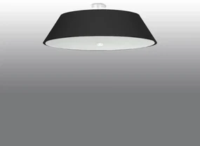 Plafon VEGA 70 czarny SOLLUX  LIGHTING
