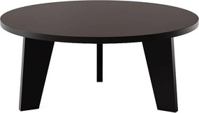 Stolik kawowy okrągły ELLA Ø90 cm Czarny