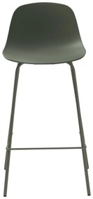 Plastikowy hoker w kolorze khaki 92,5 cm Whitby – Unique Furniture