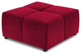 Czerwony moduł aksamitnej sofy Rome Velvet – Cosmopolitan Design