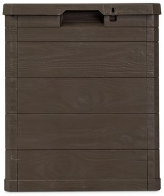 Ciemnobrązowa skrzynia ogrodowa Woodys – Toomax