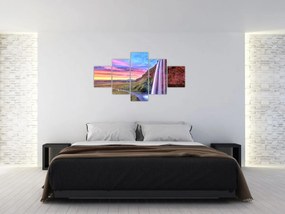 Obraz - Wodospad Seljalandsfoss (125x70 cm)