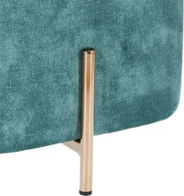 Aksamitna pufa w stylu glamour Izbit Velvet