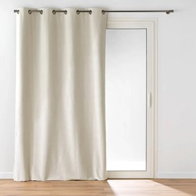 Beżowa aksamitna zasłona 140x260 cm Olympe – douceur d'intérieur
