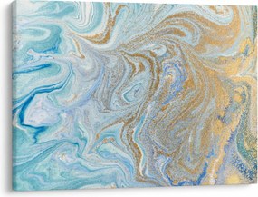 Obraz - Niebieski marmur (70x50 cm)