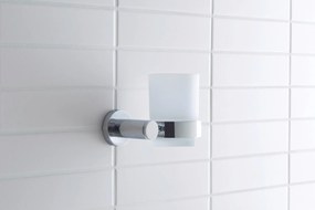 Duravit D-Code kubek na szczoteczki do zębówChrom - prawostronny