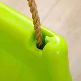 Outsunny Huśtawka dla dzieci 3-w-1 regulowana, z oparciem, pasem bezpieczeństwa, dla dzieci 9-36 miesięcy, zielona | Aosom PL