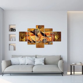 Obraz abstrakcji (125x70 cm)
