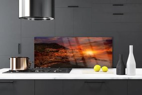 Panel Kuchenny Panorama Portowego Miasta