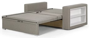 Sofa kanapa 2 os z funkcją spania MILO1 Miętowy