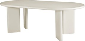 Stół do jadalni MARUZA dla 8 osób z MDF - Beżowy