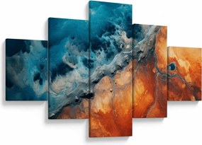 Obraz - Woda i ogień (125x70 cm)