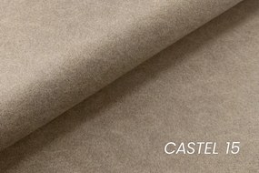 Łóżko tapicerowane Molino 160x200 z pojemnikiem - beżowy welur Castel 15