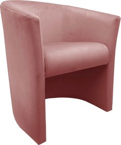 Fotel CLUB tkanina Welur elegancki fotel tapicerowany do salonu i gabinetu : Kolor tkaniny - VELVET - MG58