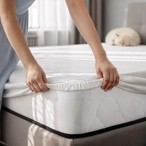 Materac sprężynowy z pokrowcem 120x200 cm  L9-A28