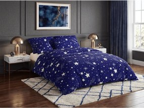 PrzytulneMieszkanie.pl PrzytulneMieszkanie.pl Pościel z polibawełny NIGHT SKY POLY niebieska Rozmiar pościeli: 70 x 90 cm | 140 x 220 cm