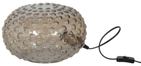 Beżowa lampa stołowa z szklanym kloszem (wys. 20 cm) Soap – BePureHome