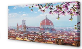 Obraz na płótnie Katedra pod Nocnym Niebem