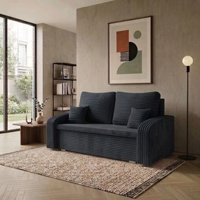 Sofa kanapa 2 os z funkcją spania IKON Czarny