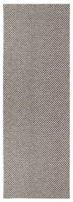 Kremowo-czarny chodnik odpowiedni na zewnątrz Narma Diby, 70x150 cm