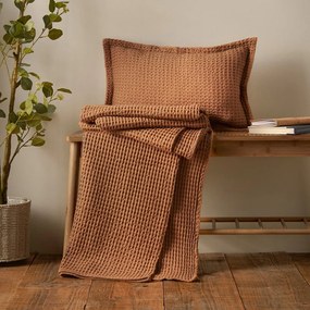 Bawełniana poduszka dekoracyjna 30x50 cm Jaipur Chunky Waffle – Pineapple Elephant