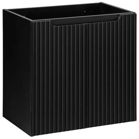 Szafka łazienkowa pod umywalkę w kolorze czarnym C4-S23