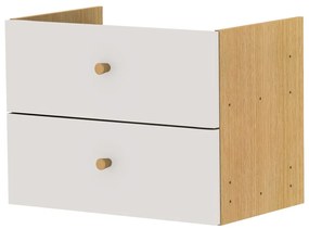 Szary element regału modułowego 43x33 cm Z Cube – Tenzo