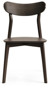 Brązowe krzesła w dekorze dębu zestaw 2 szt. Safina – Kave Home