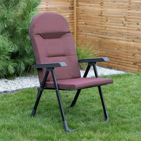 Fotel ogrodowy rozkładany Galaxy Black Edition H047-04PB PATIO
