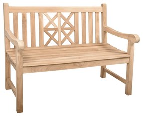 Drewniana ławka ogrodowa w naturalnym kolorze Pantar – Garden Pleasure