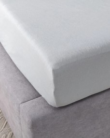 Prześcieradło jersey z gumką Jerry 90x200cm light grey
