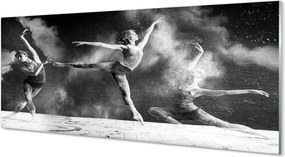 Panel szklany do Kuchni Taniec Baletowy w Oparach Dymu