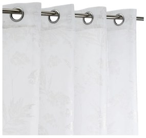 Firanka w biało-srebrnym kolorze 140x260 cm Bonsái – Casa Selección