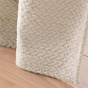 Beżowa zasłona z mikfroflaneli 140x240 cm Flanela – douceur d'intérieur