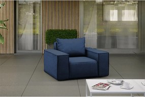 Fotel ogrodowy SONNE, tkanina Artykuł, Granatowy