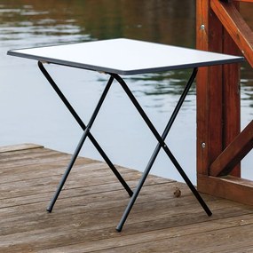 Stolik turystyczny Sevelit 60 x 80 cm biały / antracyt PATIO
