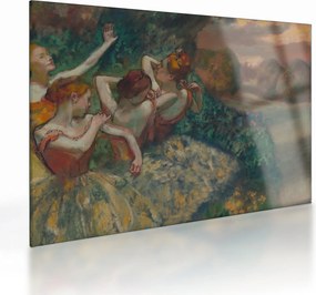 Obraz na szkle - Edgar Degas, Four Dancers, reprodukcje (70x50 cm)