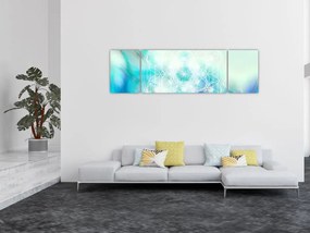 Obraz - Merkaba w turkusowym tle (170x50 cm)