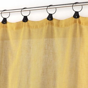 Żółta firanka z woalu 140x240 cm Linka – douceur d'intérieur