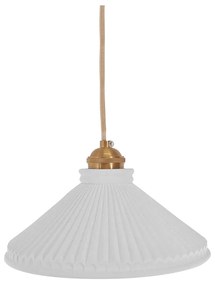 Biała lampa wisząca SULION Elena, wys. 150 cm