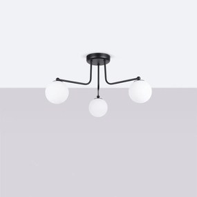 Żyrandol ASTRAL 3 czarny SOLLUX  LIGHTING