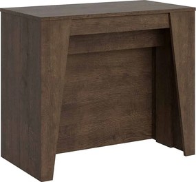 Konsola rozkładana 90x48/296 cm Bakari orzech