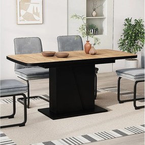 Stół jadalny goldkraft dąb/czarny 120x80x77.3 fenaro