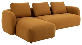 Musztardowy narożnik z materiału bouclé (lewostronny) Imola – Bonami Selection
