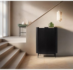 Czarna szafka 100x140x40 cm Willa – MOME