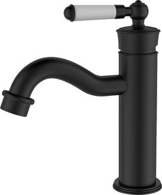 Leeds bateria umywalkowa niskie retro czarny - Essebagno