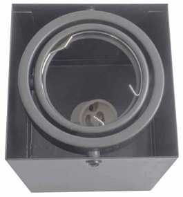 LAMPA SUFITOWA BLOCCO SZARY 1x7W GU10 LED