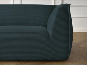 Ciemnoniebieska sztruksowa sofa 242 cm Giorgia – Bobochic Paris