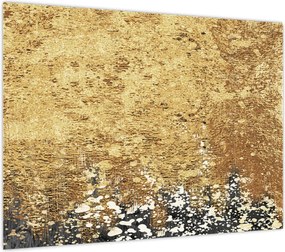 Obraz na szkle - Złota struktura N⁰3 (70x50 cm)